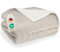 Blumtal Premium Sherpa Kuscheldecke flauschig - Wohndecke Kuscheldecke 130x150 cm - Oeko-TEX zertifizierte Fleecedecke 130x150 cm - Wohn- & Kuscheldecke - Wohndecke 130x150 cm flauschig - Almond Milk