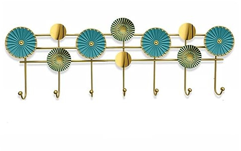 Porte-Manteau Rond en Fer forgé Mural, étendoir Mural tridimensionnel Tricolore, Porte-Manteau pour Porte-Serviettes Manteau Chapeau