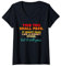 Damen This Too Shall Pass It Might Pass Like a Nierenstein T-Shirt mit V-Ausschnitt