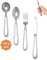 CuraVita - 4-teiliges Gewichtetes Besteck für Tremor und Parkinson (je 200 g) - Ergonomisches Besteckset für Senioren, Adaptive Hilfsmittel bei Arthritis, Parkinson Geschenkidee