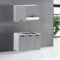 Cucina monoblocco completa colore cemento 120 cm - Sara