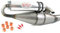 Leovince TT - Tubo di scappamento sportivo per Yamaha Aerox 50/Yamaha Aerox R/Yamaha Aerox Naked/Aerox 4, cromato