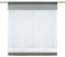 Yujiao Mao 1er-Pack Bändchenrollo Hanna Tunnelzug Voile Raffrollo Vorhänge, Grau, H/B 120/60cm