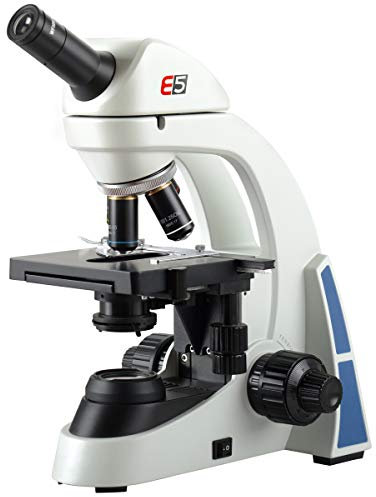 3B Scientific Physik Lehrmittel - Monokulares Mikroskop ME5 - LED-Kaltlichtbeleuchtung, ergonomisches Design, kompakt & robust