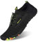 IceUnicorn Strandschuhe Badeschuhe Damen Herren Schwimmschuhe Aquaschuhe Sommer Schnell Trocknend Surfschuhe(ZB244-Schwarz,40EU)