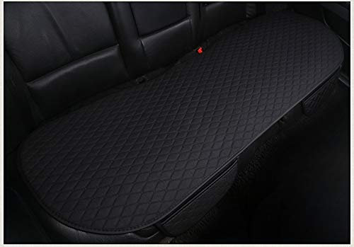 GLITZFAS Autositzauflage Universelle Sitzauflage Autositzbezüge Schonbezüge für die Vordersitze & Rückbank 1pcs/3pcs (Schwarz,Rücksitz)