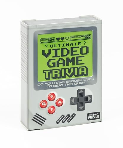 Professor PUZZLE Video Game Trivia - 300 Question Video Game Trivia Quiz Game for the whole family