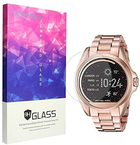LvBu Für Michael Kors Bradshaw 2 Displayschutzfolie, 9H Härte Panzerglas Schutzfolie für Michael Kors Access Bradshaw 2 Smartwatch (3 Pack)