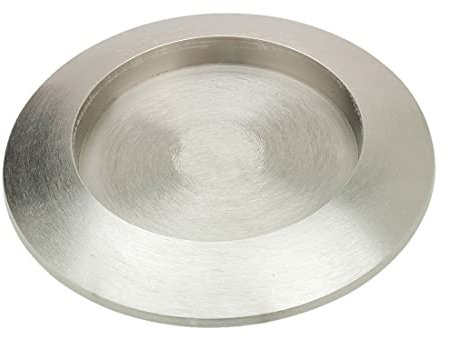 NKlaus Assiette à Bougie Ø14cm Laiton nickelé Mat Porte-Bougie Soucoupe Décoration de Table New 10634