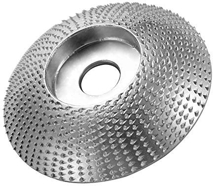 Hovico Woodworking Shaping Disc, Grinder Wood Tungsten Carbide Grinding Wheel Grinder 5/8 inch Bore Carbide Grinding Wheel Carving Sanding Disk Abrasive Disc