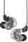 CCZ Melody Wired Earbuds in Ear Headphones Monitor, Hybrid Dual Driver 1BA+1DD HiFi Earphone, Deep Bass Forward Vocals Headsets, Detachable Cable for Smartphones/PC/Tablet IEM Clearblack