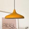 bamyum Champion Küchenlampe Hängend Dunkelgelb Ø35 cm, Lampenschirm Hängelampe Wohnzimmer, Küchenlampe, Skandinavische Pendelleuchte Vintage, Hängelampe Esstisch Wohnzimmer, Hängelampe Küche