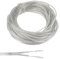 JPGhaha 2 Adriges Kabel Transparent 20 Meter Schlauchleitung 28 AWG Kabel 0,08 mm² PVC Flachkabel Weich und Flexibel für Haushaltsgeräte mit Geringem Stromverbrauch im Trockenraum