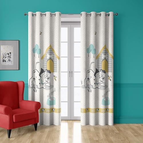ZORLU Vorhang Disney Die 101 Dalmatiner – 140 x 250 cm
