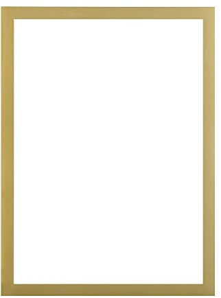 Diamond Painting Rahmen für Diamond Painting Bilder, selbstklebende Diamant Painting Bilderrahmen, Magnetischer Rahmen für Diamant Malerei Bilder (Gold glänzend, für 40 x 50 cm)
