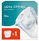 Aqua Optima Oria Water Filter Jug & 1 x 30 Day Evolve+ Filter Cartridge, 2.8 Litre Capacity, for Reduction of Microplastics, Chlorine, Limescale and Impurities, White