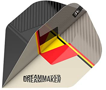 Target Darts Unisex-Adult Dimitri Van den Bergh G1 90% Pro Ultra Flights Dartpfeil Dart, Sand, Schwarz, Gelb and Roter, No.2