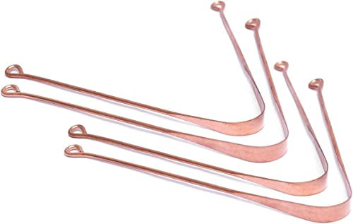 Kupfer Zungenreiniger Schaber Natürlicher ayurvedischer Zungenreiniger Mundpflege Reiseutensilien (4)