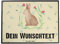 Mr. & Mrs. Panda Personalisierte Schreibtischunterlage Hase Sitzen - Ostergeschenke, Osterdeko, Personalisierte Geschenke, Personalisierte