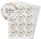 180 Stück Gastgeschenke Hochzeit Aufkleber, 3.8cm Aufkleber Schön dass du da bist, Selbstklebende Eukalyptus Sticker Hochzeit for Geschenkverpackung