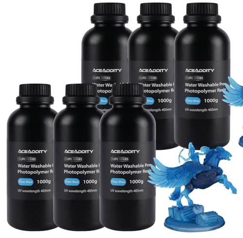 ARKEM Wasserwaschbares Pro-Harz für 3D-Drucker, geringe Schrumpfung, 405 nm UV-härtendes Photopolymer-Druckharz, hohe Präzision und leicht zu reinigen, geeignet für 2K/4K/8K LCD/DPL/SLA