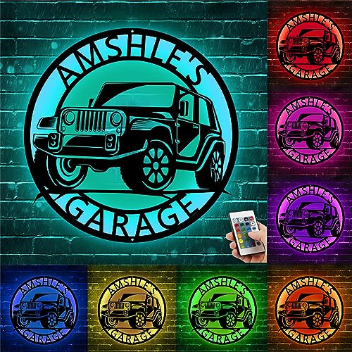 Panneau de voiture en métal personnalisé pour garage, voiture, panneau musclé pour homme, grotte, cadeau de mécanicien, plaque personnalisée pour atelier, grand-père, mari, papa (panneau mural de