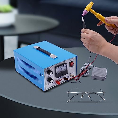 500 W Tragbares Metall Schmuck Punktschweißgerät Punktschweißmaschine, 500 W Multifunktionale Impuls-Funkenpunktschweißmaschine, Einstellbare Elektrische Schmuckschweißimpuls für Gold Silver Jewelry