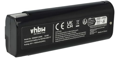 vhbw 1x Akku kompatibel mit Paslode Impulse CF325Li, IM350CT Li, IM250ALi, IM300Li, IM325Li, IM350ALi Werkzeug (1500 mAh, NiMH, 6 V)