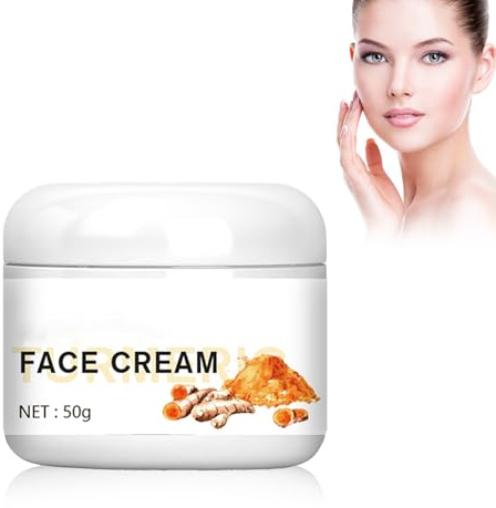 Hppsctink Kurkuma-Gesichtscreme, 50g Kurkuma Anti-Falten-Creme, Anti-Falten-Creme, Straffende & aufhellende Anti-Falten-Gesichtscreme,cream