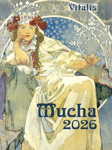 Alfons Mucha 2026: Minikalender