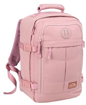 Cabin Max Metz 24L Carry On Reiserucksack, 40 x 30 x 20 cm, fliegt frei mit Wizz Air, Dusk Pink, 40 x 30 x 20cm, Handgepäck