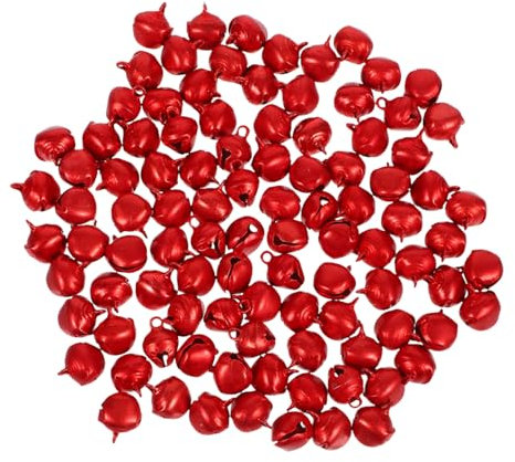 KONTONTY 100stücke Teiliges Glöckchen Aus Aluminium Bastelglocken Für Weihnachten Jingle Bells Für DIY Schmuck Baumdeko Geschenkverpackungen Und Festdekorationen