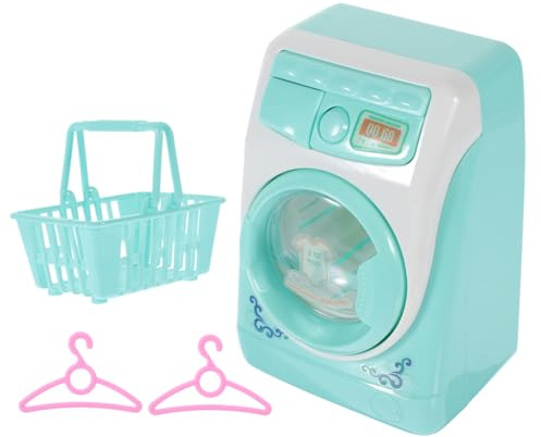 CHICAMPERA Boys and Girls Washing Machine Toy Laundry Machine Simulation Safe Plaything for Boy Girl Interactive Learning Tool