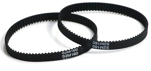 Ctongrun-3D-Drucker-Zahnriemen S2M-168 Rubber Timing Belt Length 146 148 150 152 154 156 158 160 162 164 166 168 Width 3/4/5/6/9/10/12mm Toothed Belt Langlebig und abriebfest(S2M-168 (84 teeth),6mm)