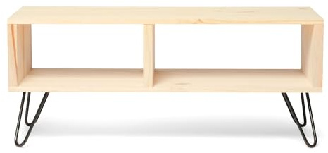 Raw Wood - Mueble TV 90 cm - Hira Natural - Hecho a Mano en España