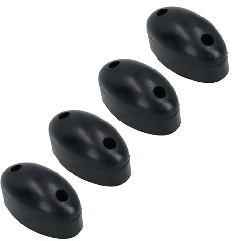 38mm Oval Rubber Buffer Bumper Pad Stop for Truck Trailers Horsebox 4pc