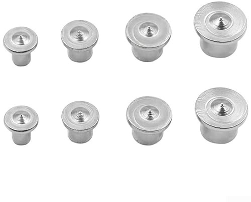 Stahldübel-Zentrierspitzen, 10 Stück, für Holzzapfenausrichtung und Lochmarkierung (12 mm)