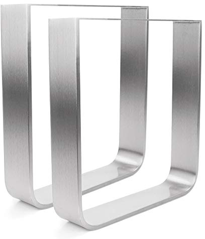 Tischgestell Edelstahl TGF 100x10 500 Untergestell Tischuntergestell, 1 Stk