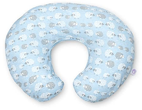 Boppy Stillkissen für Säuglinge 0+ Monate, Ergonomische Form mit Miracle Middle Einsatz - Stillkissen und Babynest fürs Stillen, Sitzkissen Baby