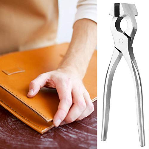 Outil de bricolage en cuir Pince à pince plate Pince de réglage du bord en cuir Pince à plat pince pour ceinture et sac Leather Tools