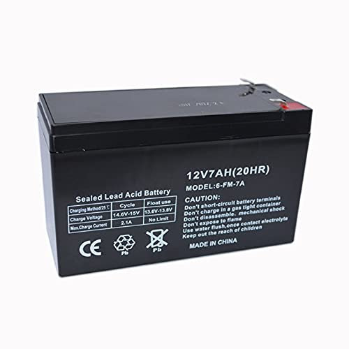 Batteria 12V 7.0AH Batterie al piombo sigillate ricaricabili per il monitoraggio della luce di emergenza Carrozzina
