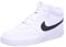 Nike Herren Court Vision Walking-Schuh, White/Black-White, 40.5 EU