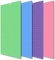 YADODO Lot de 4 Tapis de découpe 30,5 x 61cm pour Cricut Explore Air 2/Air/One/Maker StandardGrip/LightGrip/StrongGrip/FrabricGrip-Autocollants Multiples - Vert Bleu Violet Rose Tapis de coupe