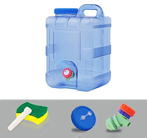 AMZWDMZ 10/15/20L Reservoir Eau Camping Car,Qualité Alimentaire Aucune Odeur,Réservoir D Eau en Plastique avec Robinet,Bouteille d'eau Multifonctionnelle Réutilisable