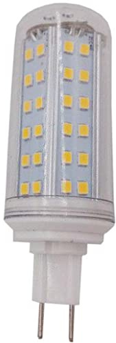 Ampoules LED G8.5, 10W (équivalent halogène 100 W) non dimmable SMD2835 1000 lm LED maïs ampoule AC 85-265 V pour lustre maison éclairage, faisceau de 360 degrés,Natural white,10 Pack