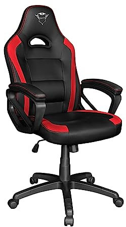 Trust GXT 701 Ryon Universal Gaming Chair Padded Seat Black Red