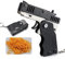 Mini Pendant Transmitter Portable with Key Chain Rubber Band Gun Foldable Bursts Rubber Band Pistol Metal Elastic Safe for Children Festival Gift