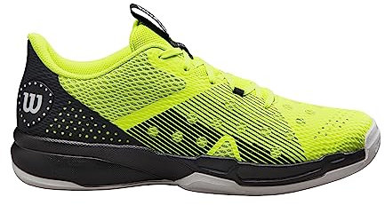 Wilson Herren Hurakn Team Padel Sneakers, Safety Yelllow/Black, 41 1/3 EU