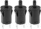 Rebower Puerta Luz Interruptor PB35 Momentáneo Normalmente Cerrado Reemplazo Interruptor, [para Refrigerador o Congelador Aplicaciones Iluminación] - AC 250V 3A / Negro / 3uds