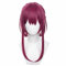Anime Cosplay Wig for Game Honkai Star Rail Cosplay Wig Long Purple Red Hair for Girls and Women with Free Wig Cap (Kafka)